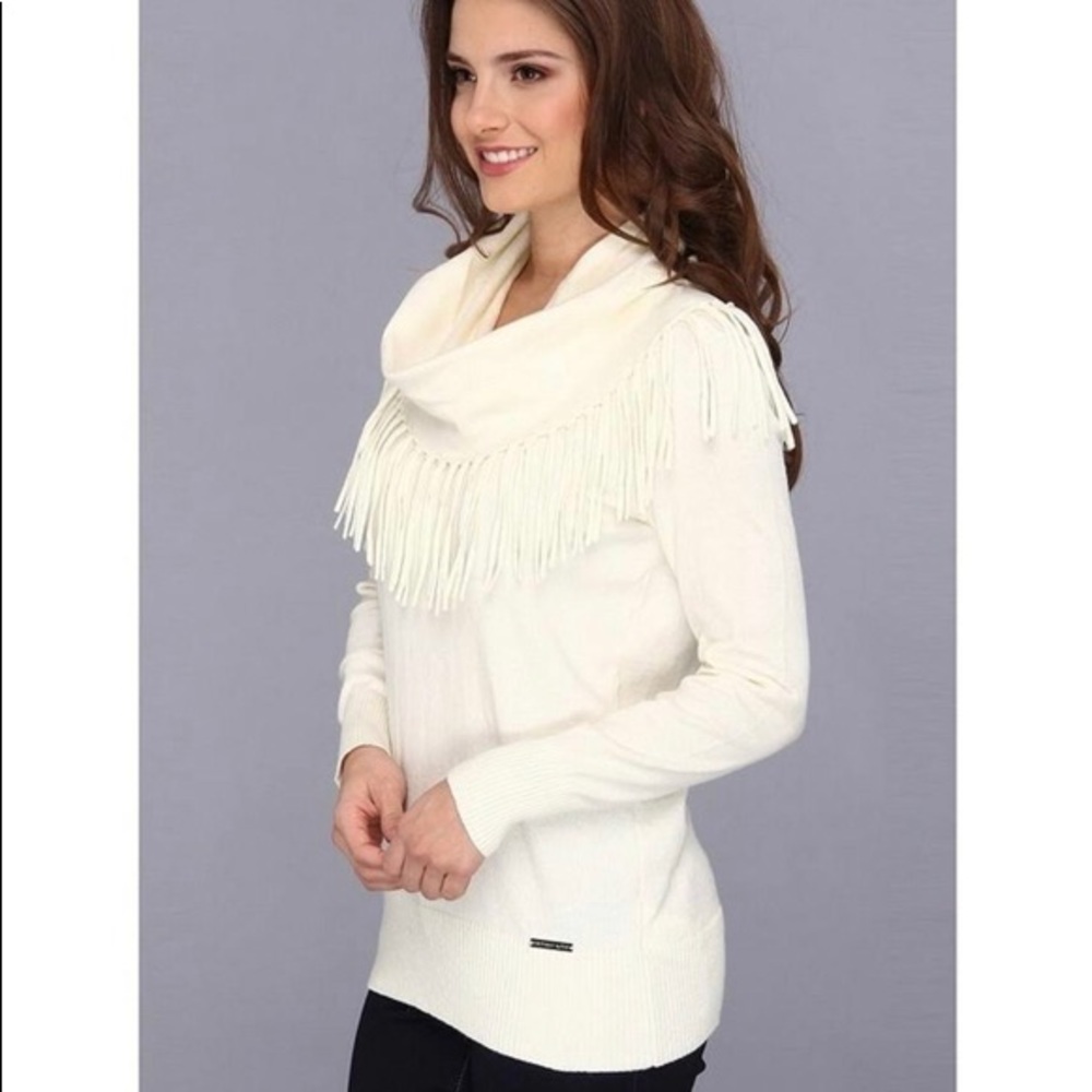 MICHAEL Michael Kors Fringe Sweater - Picture 1 of 7
